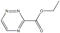3-(エトキシカルボニル)-1,2,4-トリアジン 化学構造式