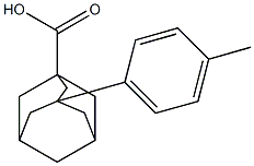 3-(p-Tolyl)-1-adamantanecarboxylic acid Structure