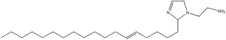 1-(2-アミノエチル)-2-(5-オクタデセニル)-3-イミダゾリン 化学構造式