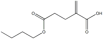 4-Methyleneglutaric acid hydrogen 1-butyl ester Structure