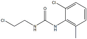 1-(2-Chloroethyl)-3-(2-chloro-6-methylphenyl)urea Structure