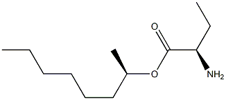 (R)-2-Aminobutanoic acid (R)-1-methylheptyl ester Structure