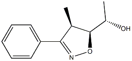 (4R,5S)-5-[(1S)-1-Hydroxyethyl]-4-methyl-3-phenyl-2-isoxazoline,,结构式