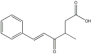 3-Methyl-4-oxo-4-(trans-styryl)butanoic acid Structure