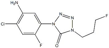 1-(2-Fluoro-4-chloro-5-aminophenyl)-4-(3-fluoropropyl)-1H-tetrazol-5(4H)-one