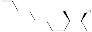 (2S,3R)-3-Methylundecan-2-ol 结构式