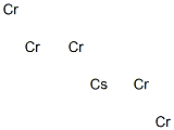 Pentachromium cesium 结构式