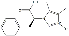 3-[(S)-1-Carboxy-2-phenylethyl]-4,5-dimethyl-3H-imidazole 1-oxide Structure