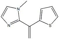 1-Methyl-2-(1-(2-thienyl)vinyl)-1H-imidazole Structure