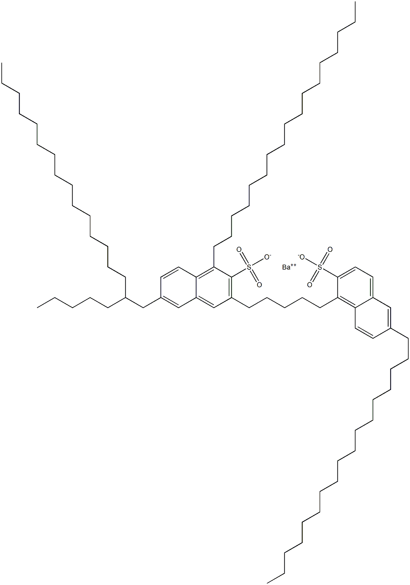  Bis(1,6-diheptadecyl-2-naphthalenesulfonic acid)barium salt