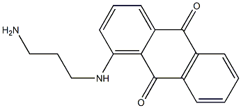 1-[(3-Aminopropyl)amino]-9,10-anthracenedione Structure