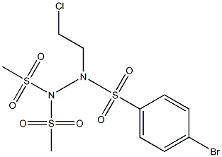 1-(2-Chloroethyl)-2,2-bis(methylsulfonyl)-1-(4-bromophenylsulfonyl)hydrazine