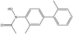 N-(3,2'-Dimethyl-4-biphenylyl)acetohydroxamic acid Structure