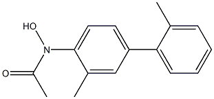 N-(3,2'-Dimethyl-4-biphenylyl)acetohydroxamic acid Struktur