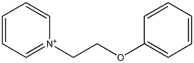 1-(2-フェノキシエチル)ピリジニウム 化学構造式