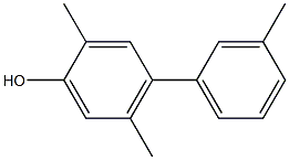 2,5-ジメチル-4-(3-メチルフェニル)フェノール 化学構造式