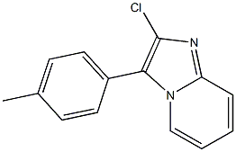 2-Chloro-3-(p-tolyl)imidazo[1,2-a]pyridine 结构式