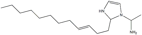 1-(1-Aminoethyl)-2-(3-dodecenyl)-4-imidazoline Structure