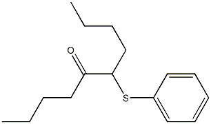 6-(Phenylthio)decan-5-one Structure