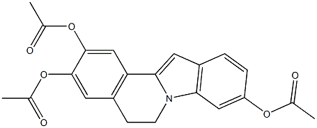 5,6-Dihydroindolo[2,1-a]isoquinoline-2,3,9-triol triacetate