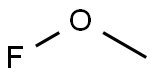 (Fluorooxy)methane Structure