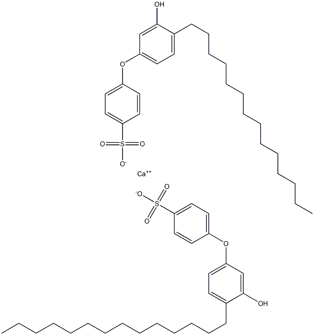 Bis(3'-hydroxy-4'-tetradecyl[oxybisbenzene]-4-sulfonic acid)calcium salt