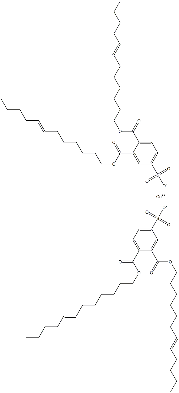 Bis[3,4-di(7-dodecenyloxycarbonyl)benzenesulfonic acid]calcium salt