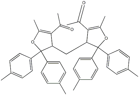 3,3'-(Methylene)bis[4-acetyl-2,3-dihydro-5-methyl-2,2-bis(4-methylphenyl)furan]