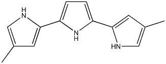 4,4''-Dimethyl-2,2':5',2''-ter[1H-pyrrole] Struktur