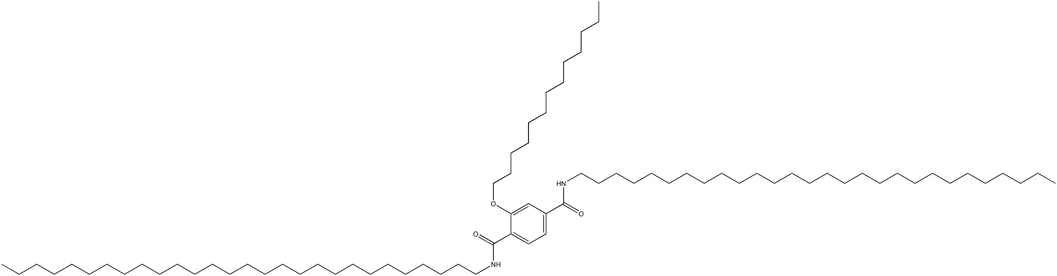 2-(Tridecyloxy)-N,N'-dioctacosylterephthalamide 结构式
