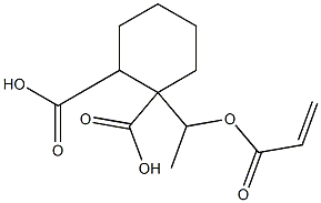  1,2-Cyclohexanedicarboxylic acid hydrogen 1-[1-(acryloyloxy)ethyl] ester