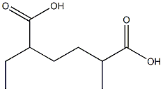 Heptane-2,5-dicarboxylic acid Struktur