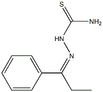 Propiophenonethiosemicarbazone Struktur