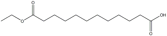 12-Ethoxy-12-oxododecanoic acid Struktur