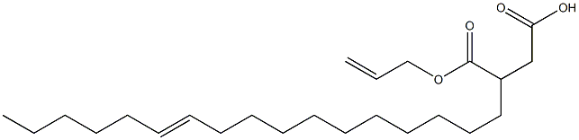 3-(11-Heptadecenyl)succinic acid 1-hydrogen 4-allyl ester,,结构式