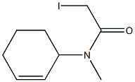 N-Methyl-N-(2-cyclohexenyl)iodoacetamide Structure