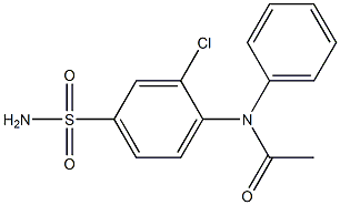 3-Chloro-4-(phenylacetylamino)benzenesulfonamide Structure