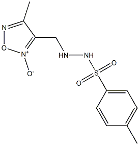 3-Methyl-4-[2-(4-methylphenylsulfonyl)hydrazinomethyl]furazan 5-oxide