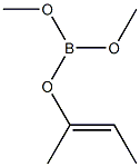 Boric acid dimethyl(E)-1-methyl-1-propenyl ester