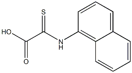 (1-Naphtylamino)thioxoacetic acid Structure