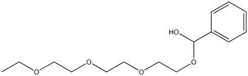 2-Phenyl-1,3,6,9,12-pentaoxatetradecane Struktur