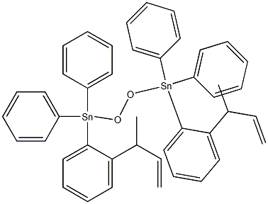 1-Methylallyl(triphenylstannyl) peroxide,,结构式