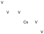 Pentavanadium cesium,,结构式