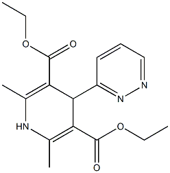 1,4-Dihydro-2,6-dimethyl-4-(3-pyridazinyl)pyridine-3,5-dicarboxylic acid diethyl ester