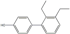 4-(2,3-Diethylphenyl)phenol Struktur