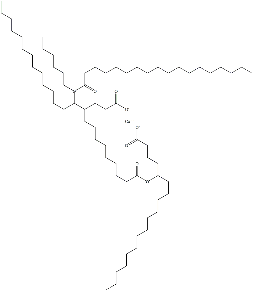 Bis(5-octadecanoyloxyoctadecanoic acid)calcium salt|