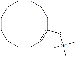 1-(Trimethylsilyloxy)cyclododecene Struktur