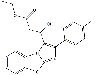 3-[2-(4-Chlorophenyl)imidazo[2,1-b]benzothiazol-3-yl]-3-hydroxypropanoic acid ethyl ester