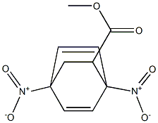 1,4-Dinitrobicyclo[2.2.2]octa-2,5-diene-7-carboxylic acid methyl ester 结构式