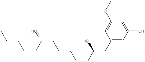  3-[(2R,8S)-2,8-Dihydroxytridecyl]-5-methoxyphenol